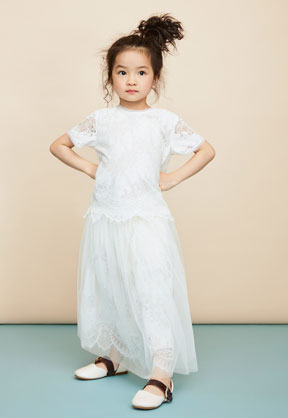 小食梦兽童装秋冬粉蓝开衫