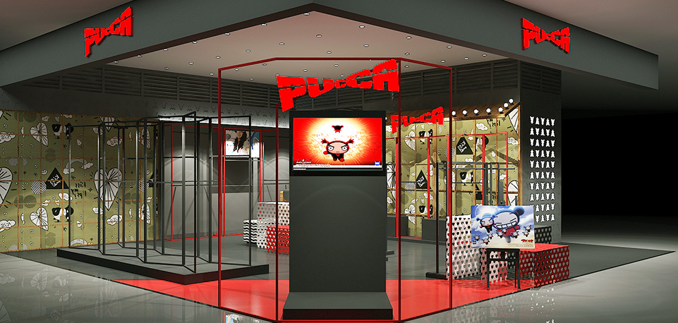 pucca品牌旗舰店店面